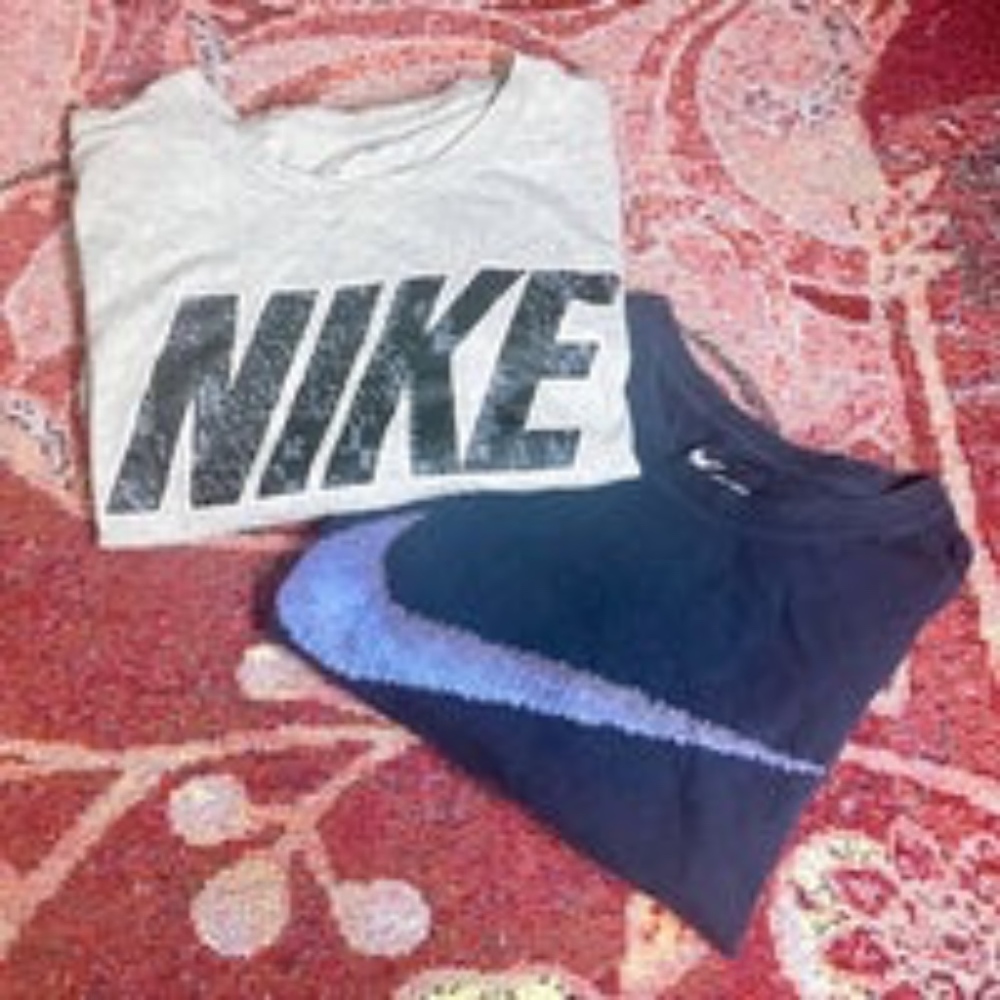 2 Nike T Shirts Blue & Gray